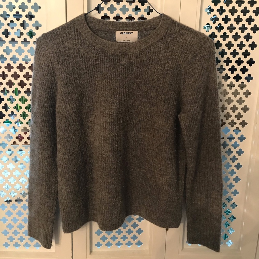 Thick gray sweater from Old Navy